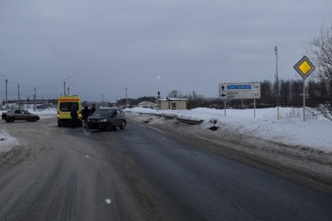 Столкновение транспортных средств на 315 км автодороги Сыктывкар-Ухта-Печора-Усинск-Нарьян-Мар